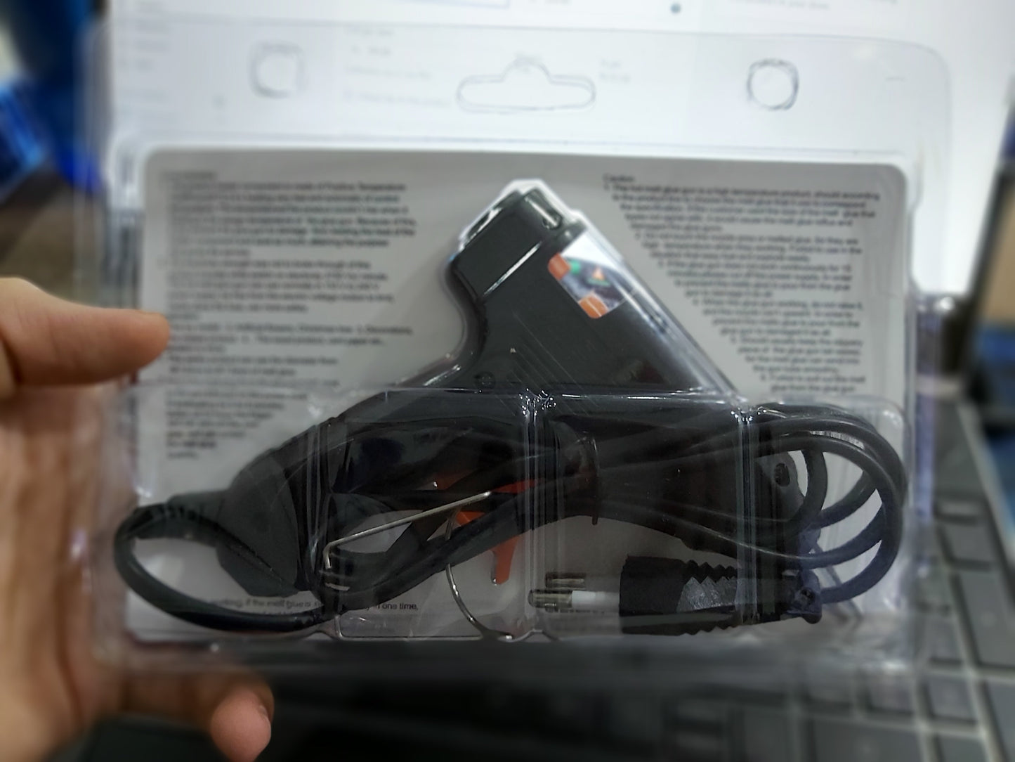 POLO 20W Glue Gun | Thin/Slim Rod | ON/OFF Switch & Light Indicator on handle | PG-20A