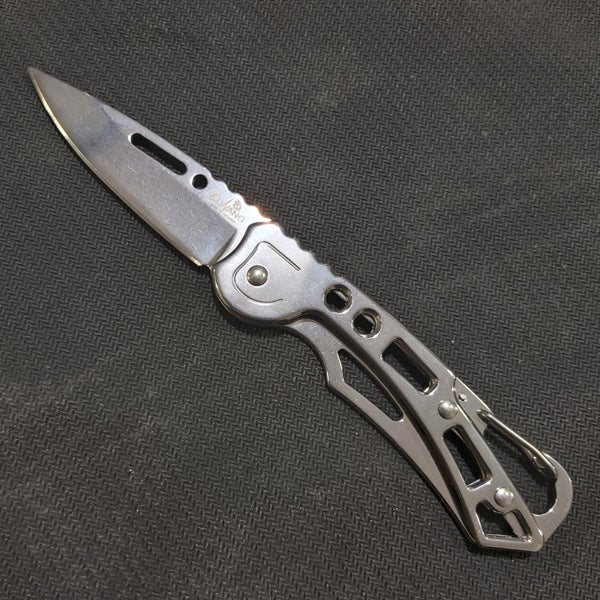 Mini Slim Very Sharp Folding Knife Silver XuHang | K-1801 | 2.5"/6"
