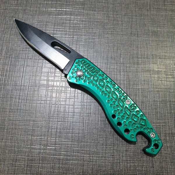 Mini Folding Knife Green XuHang | 2.5/6"