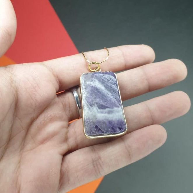 Crystal Pendant - Purple