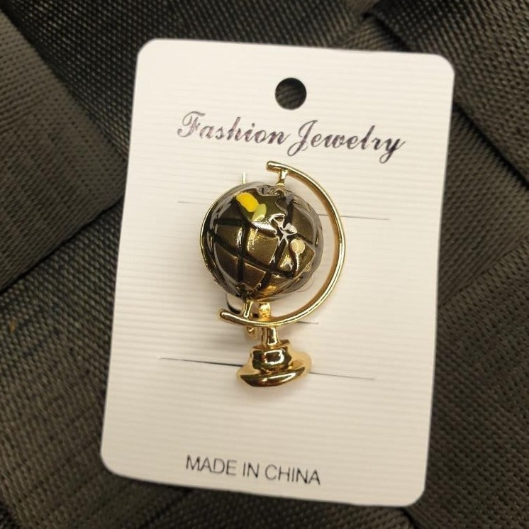Globe Brooch