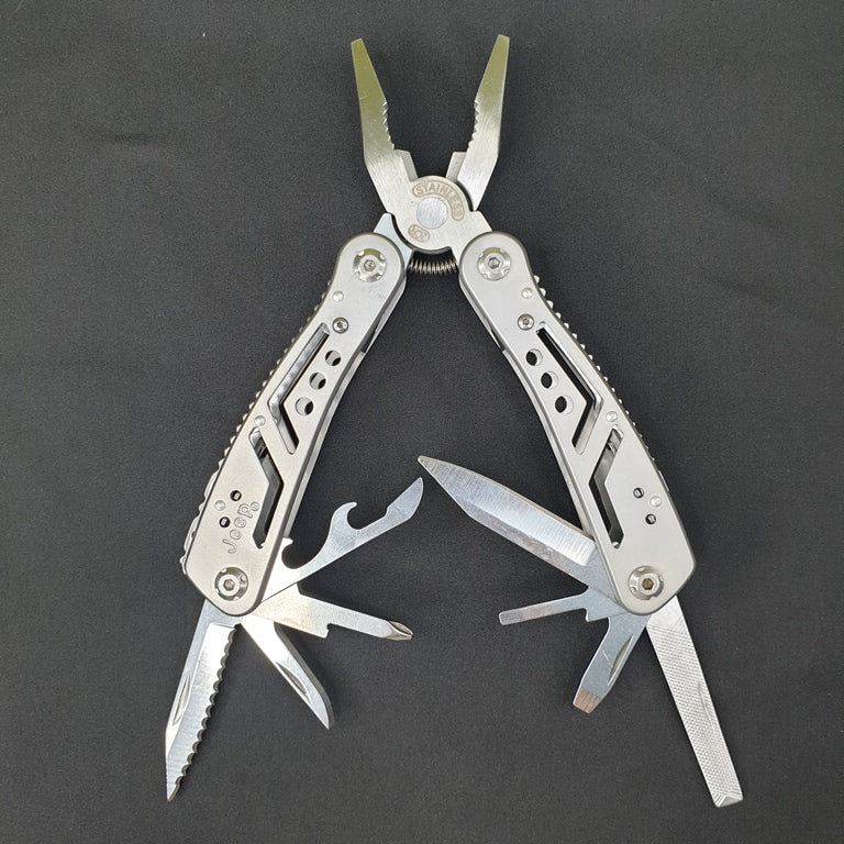 Jeep Multi-tool Plier with 11 Screw Driver Bits