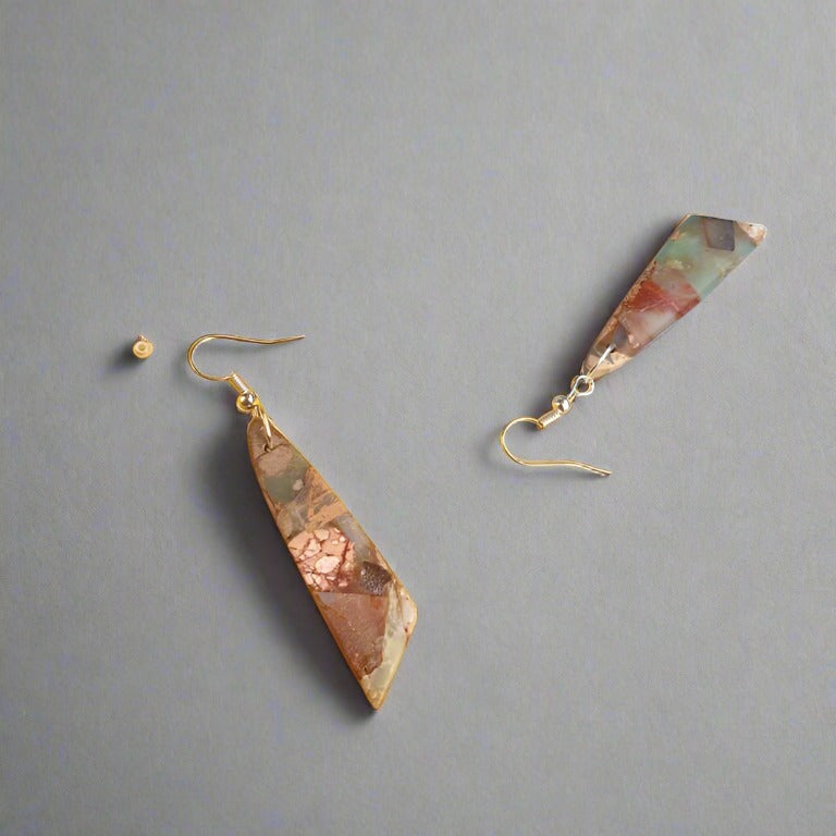 Boho Stone Drop Earrings