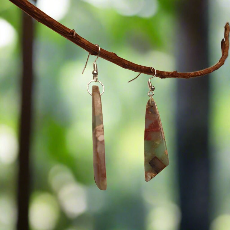 Boho Stone Drop Earrings
