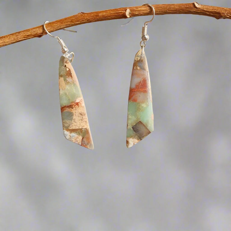 Boho Stone Drop Earrings