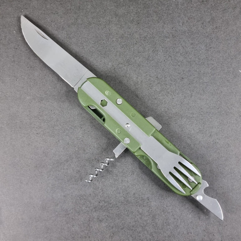 Camping Cutlery Multi-Tool 5 in 1 | with pouch