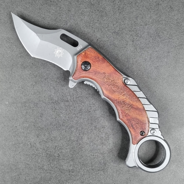 DERESPINA X62 Folding Karambit Knife | 2.9/7"
