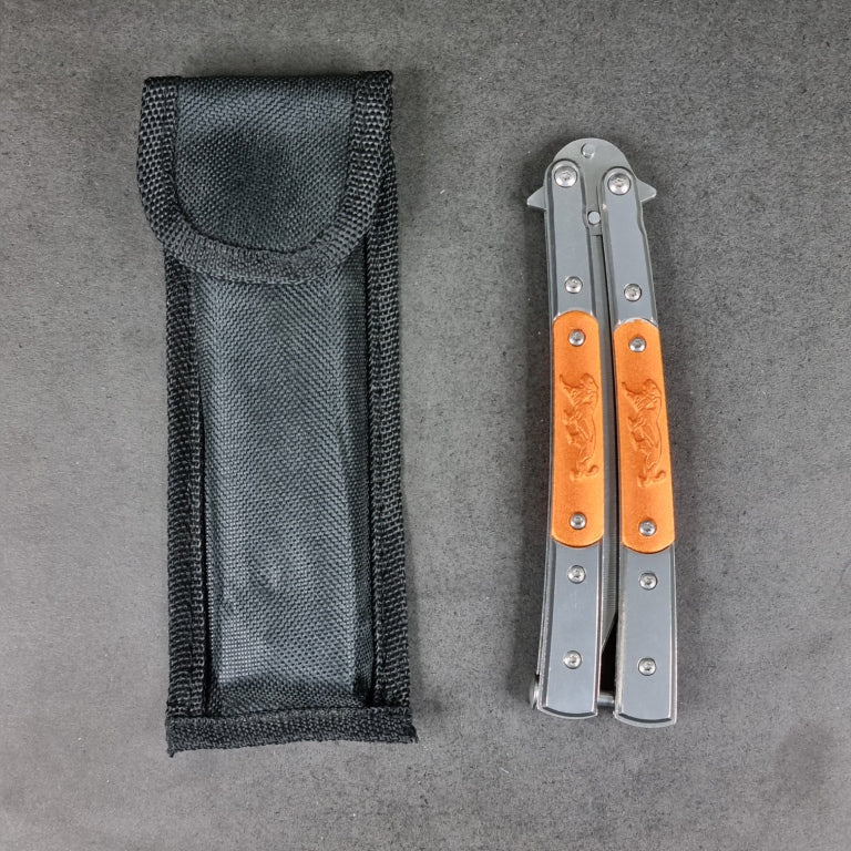 Heavy Duty Butterfly Knife 4/9.2"