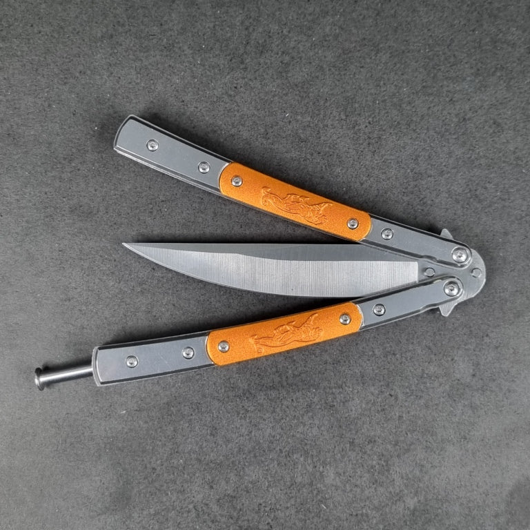Heavy Duty Butterfly Knife 4/9.2"