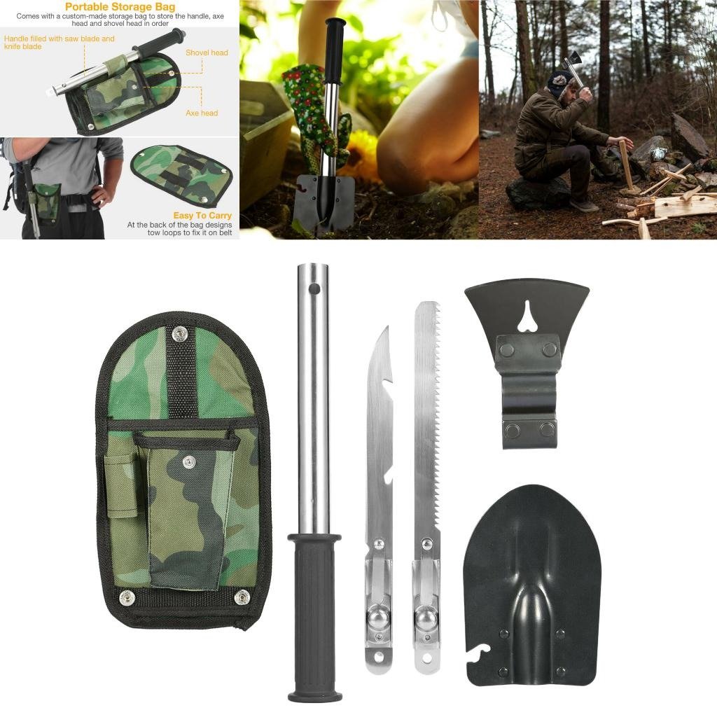 Multifunctional Shovel / Axe | 6 in 1 Multi-tool