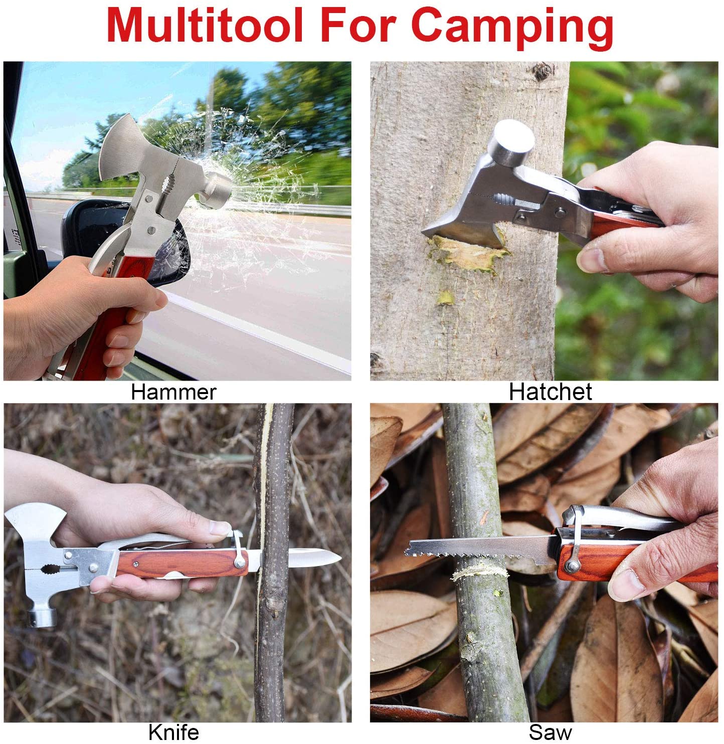 16 in 1 Multi-tool Hammer/Axe/Plier