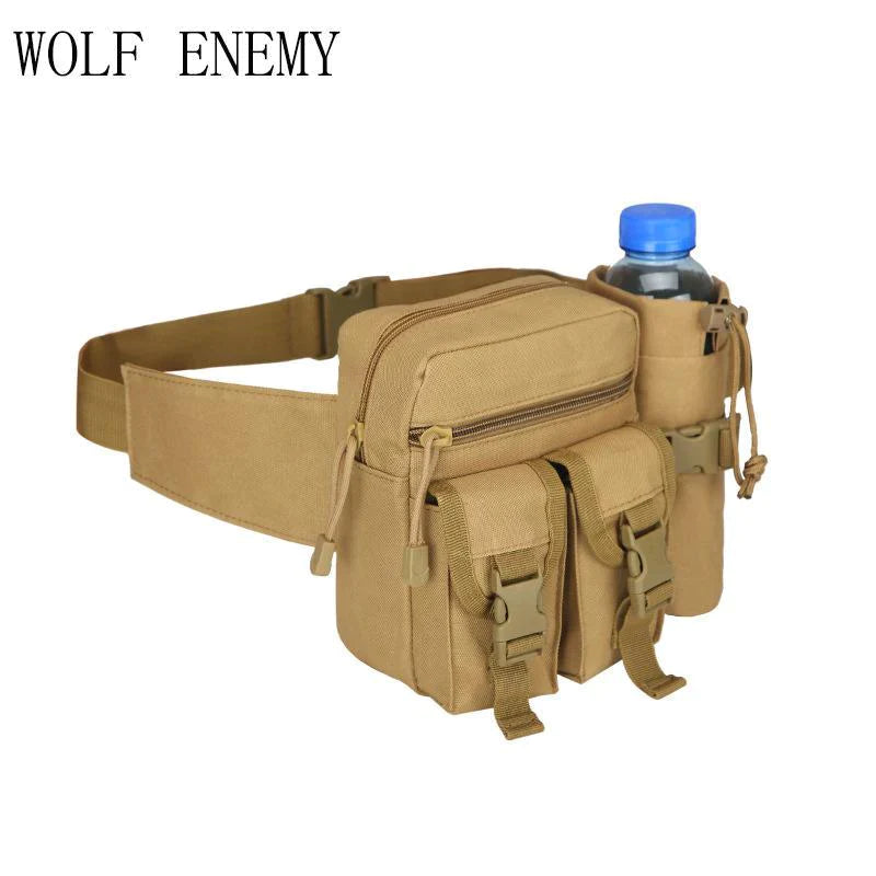 Sole Carrier Waist/Shoulder Bag with Bottle Holder