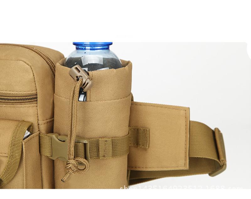 Sole Carrier Waist/Shoulder Bag with Bottle Holder