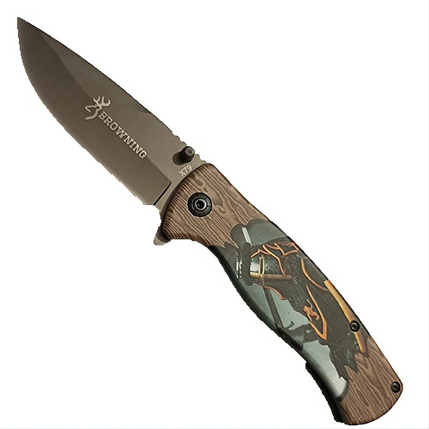 Browning Folding Knife | X79 | Samurai Print | 3.3"/8"