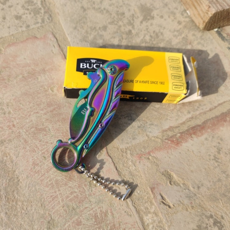 Mini Folding Knife Buck X60 | 1.9/5.2" | Rainbow