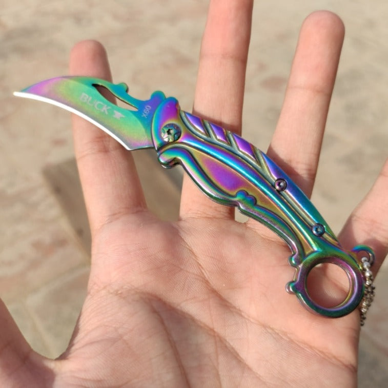 Mini Folding Knife Buck X60 | 1.9/5.2" | Rainbow