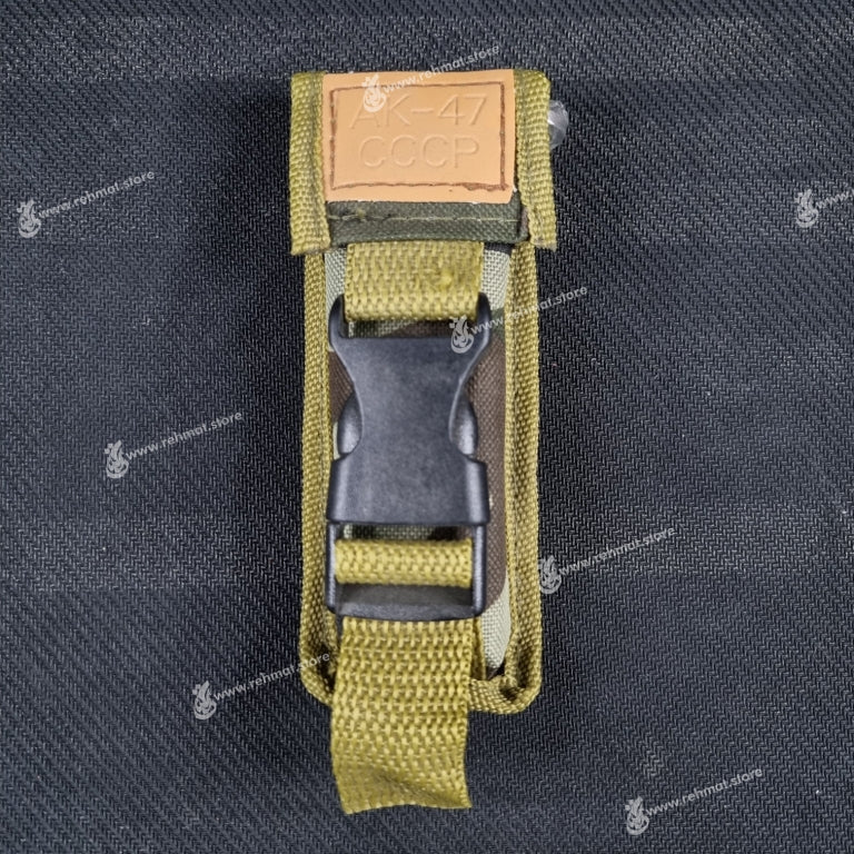AK47 CCCP Steel Button Folding Knife | 3.6"/8.8"
