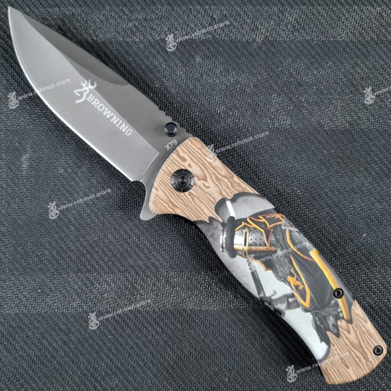 Browning Folding Knife | X79 | Samurai Print | 3.3"/8"