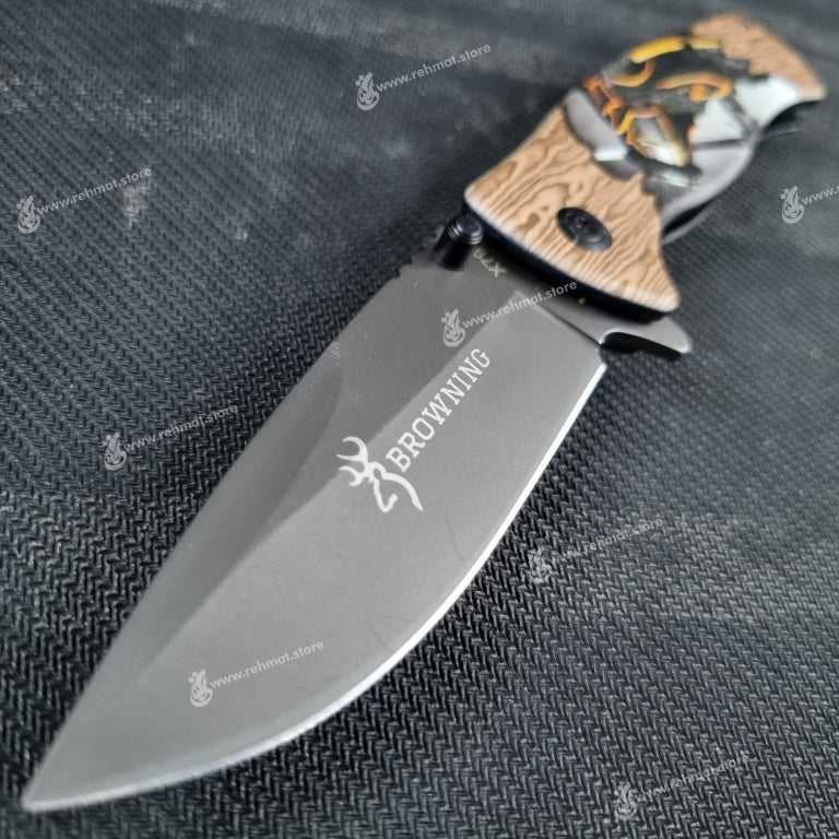 Browning Folding Knife | X79 | Samurai Print | 3.3"/8"
