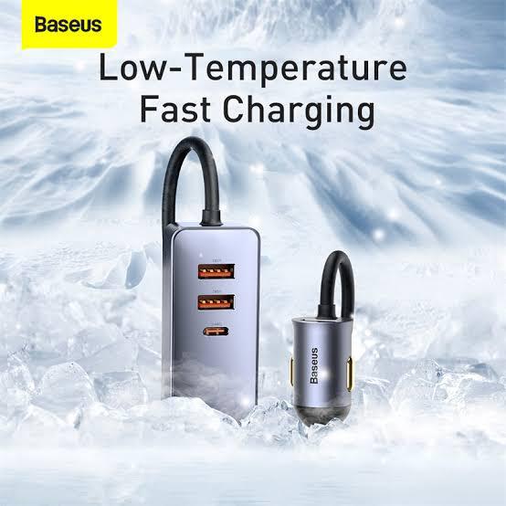 Baseus 120W Car Charger | PD+QC3.0 | 2A+2C ports