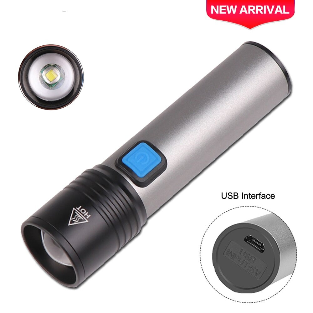 Rechargeable Emergency Flashlight/Torch | High Quality | 3 mode