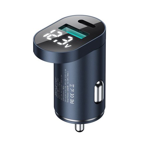 Joyroom 48W Super Fast Car Charger Dual Port + Led Display | C-A17