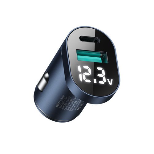 Joyroom 48W Super Fast Car Charger Dual Port + Led Display | C-A17