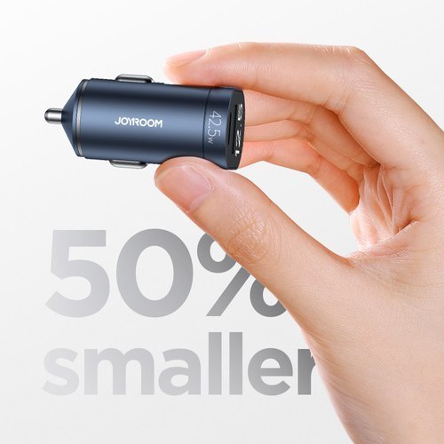 Joyroom 48W Super Fast Car Charger Dual Port + Led Display | C-A17