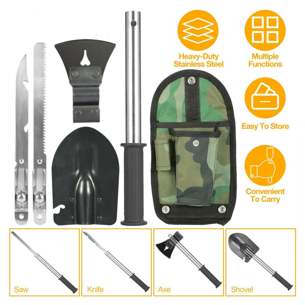 Multifunctional Shovel / Axe | 6 in 1 Multi-tool