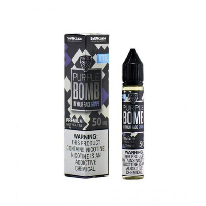 VGOD ICED PURPLE BOMB Flavor by SaltNicLabs | 30ml-25/50mg