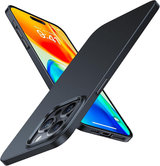 Torras OriginFit Series Thin Case for iPhone 15 Pro Max 6.7" - Black