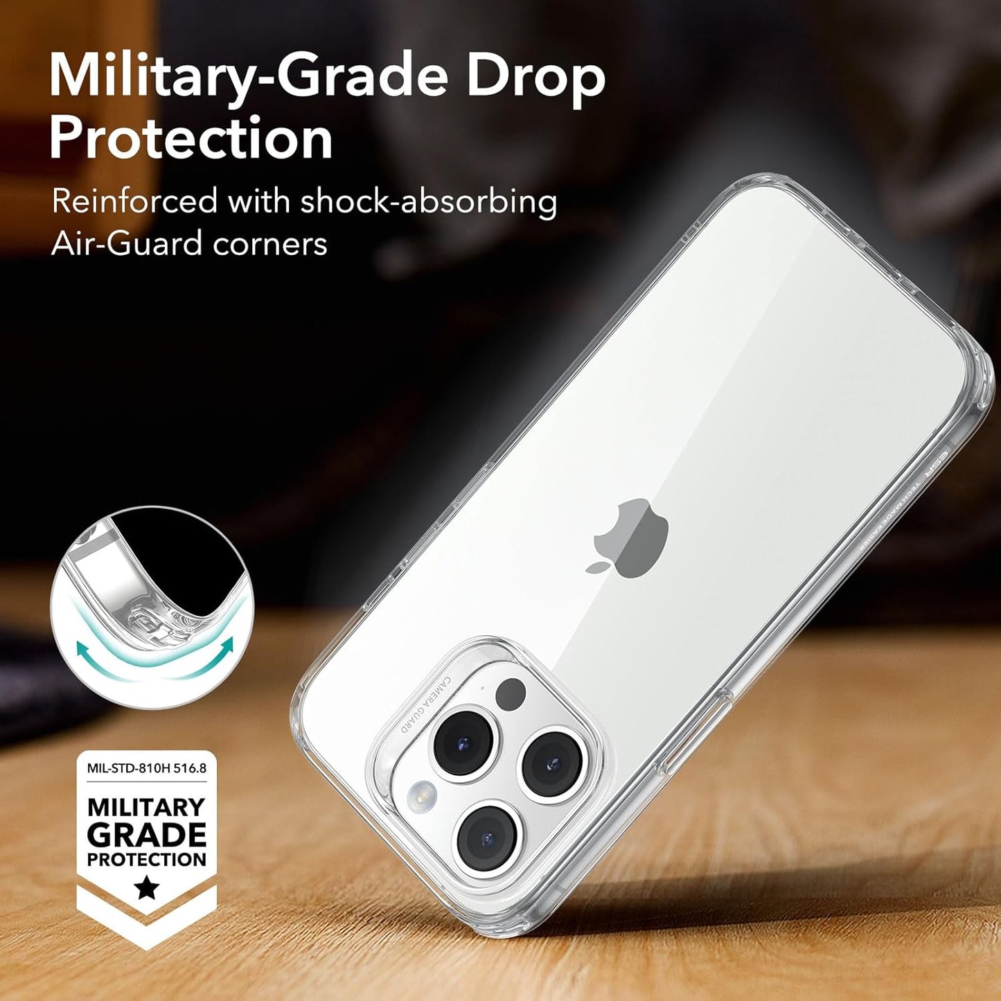 CLEARANCE SALE - ESR ZERO Series case for iPhone 15 Pro Max - Clear