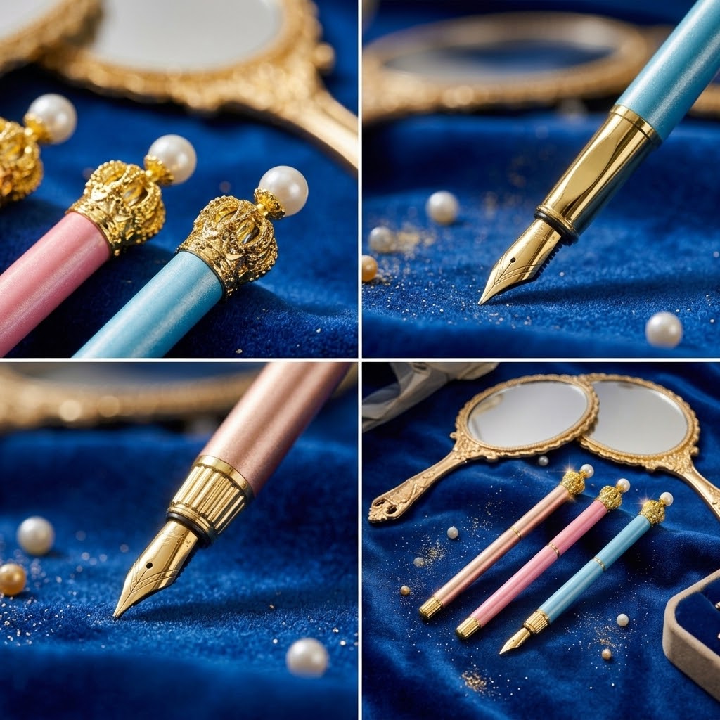Imported Fancy Crown Ink Pen.