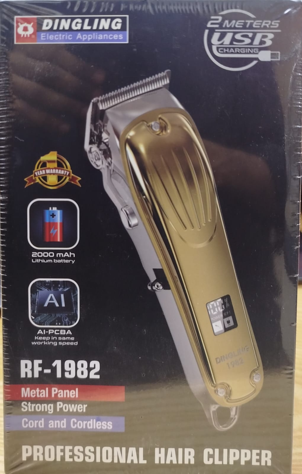 Original Professional Hair Clipper Dingling RF-1982 | Trimmer