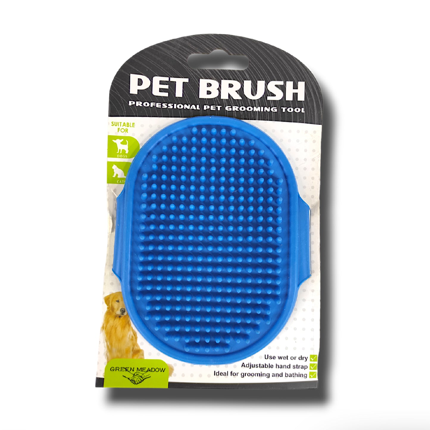 Bath Brush For Cats & Dogs - Pet Brush