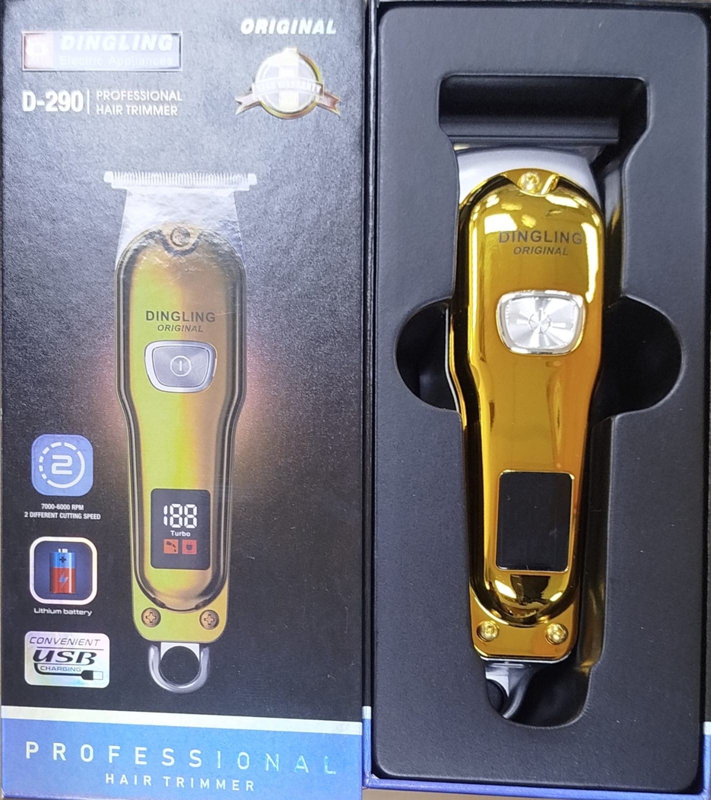 Original Professional Hair Clipper Dingling D-290 | Trimmer