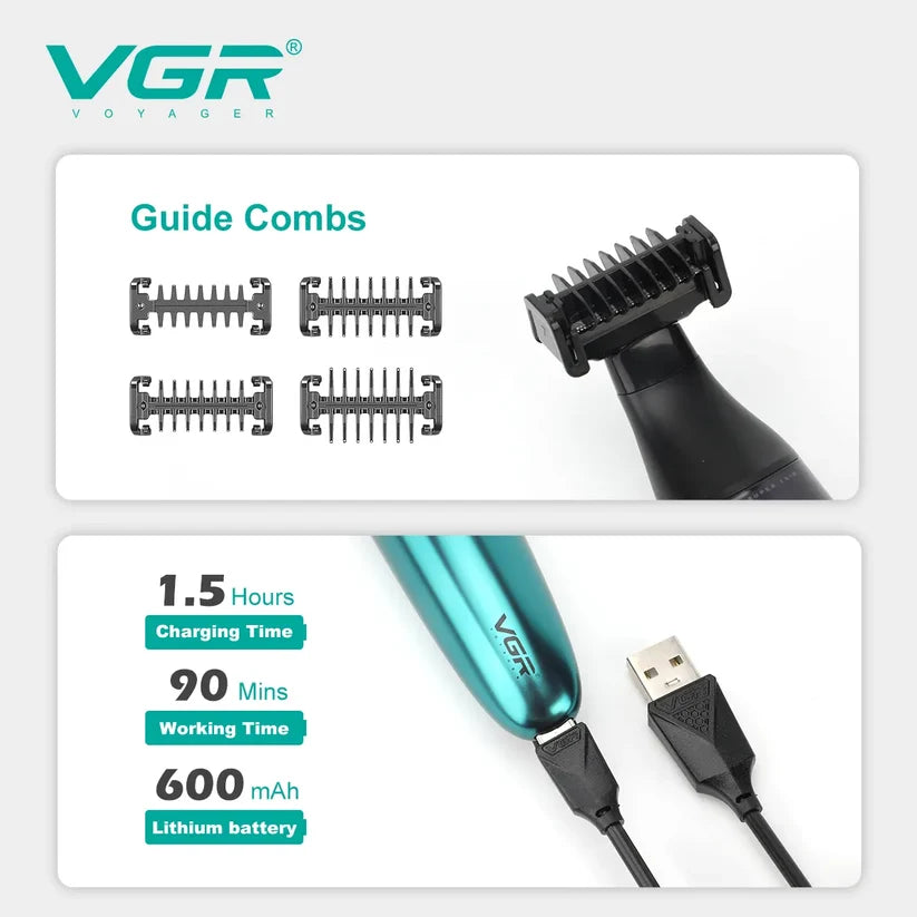 VGR V-339S Foil and Dual-Sided Blades Shaver.