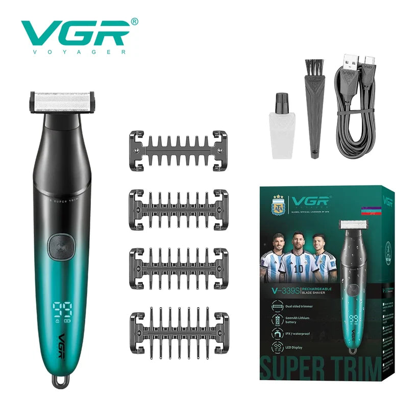 VGR V-339S Foil and Dual-Sided Blades Shaver.
