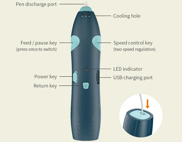 3D Printing Drawing Pen | Micro USB rechargeable | 6632