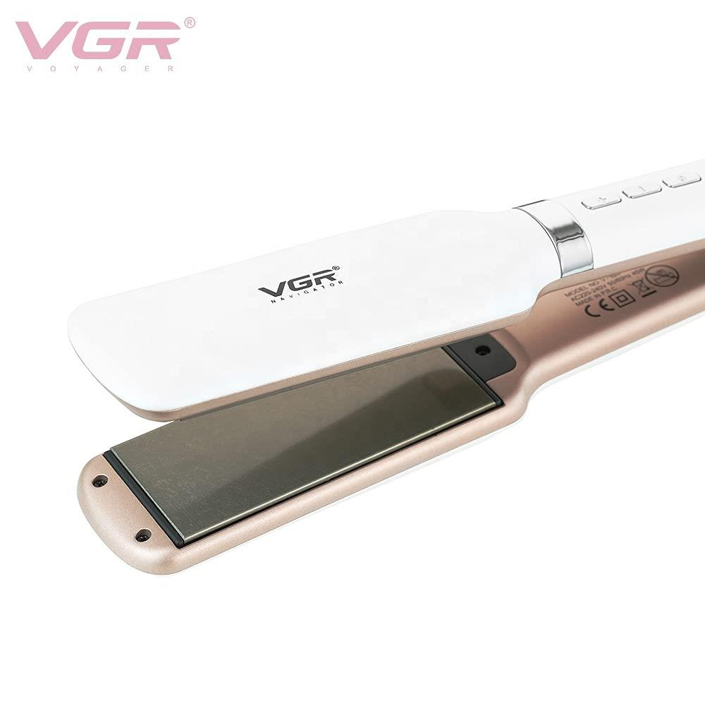 VGR V-520 42 mm Professional Hair Straightener with Ceramic Coated Wide Plate.