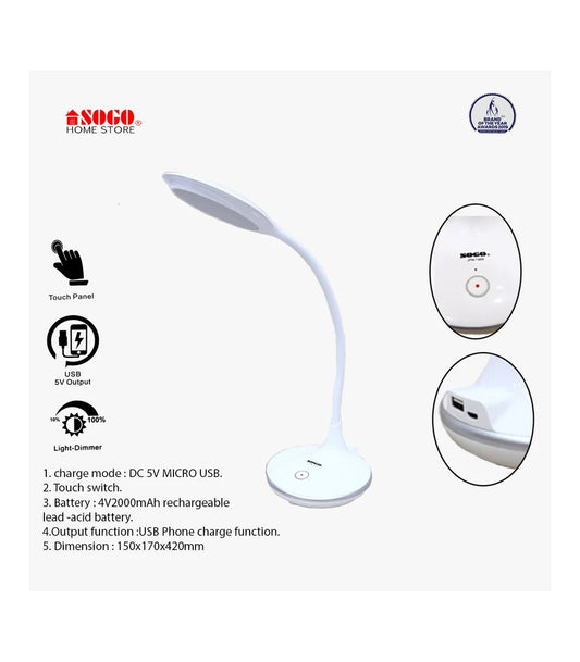 Sogo Rechargeable Table Or Desk Lamp | JPN-1300.