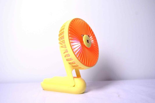 Portable & Rechargeable Handy Fan | Micro USB | DD 5614 | Yellow