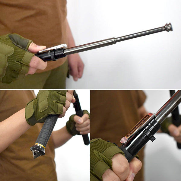 Automatic Spring Self-defense Telescopic Sticks 21inch Baton (will be back in stock soon)