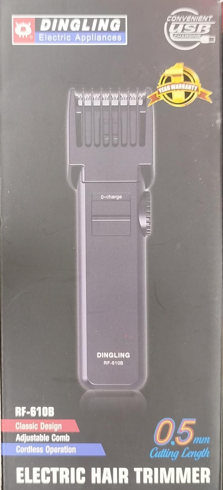 Original Professional Hair Clipper Dingling RF-610B | Trimmer