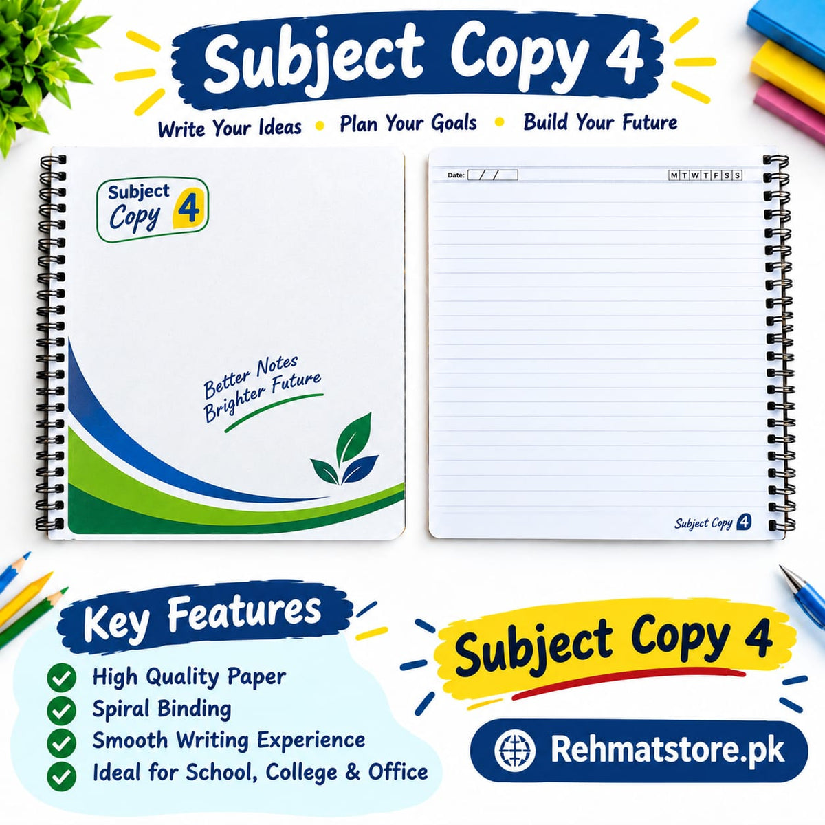 Bt Subject Ring Note Book | Premium Quality
