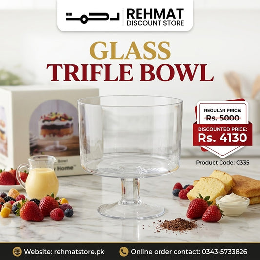 Glass Trifle Bowl