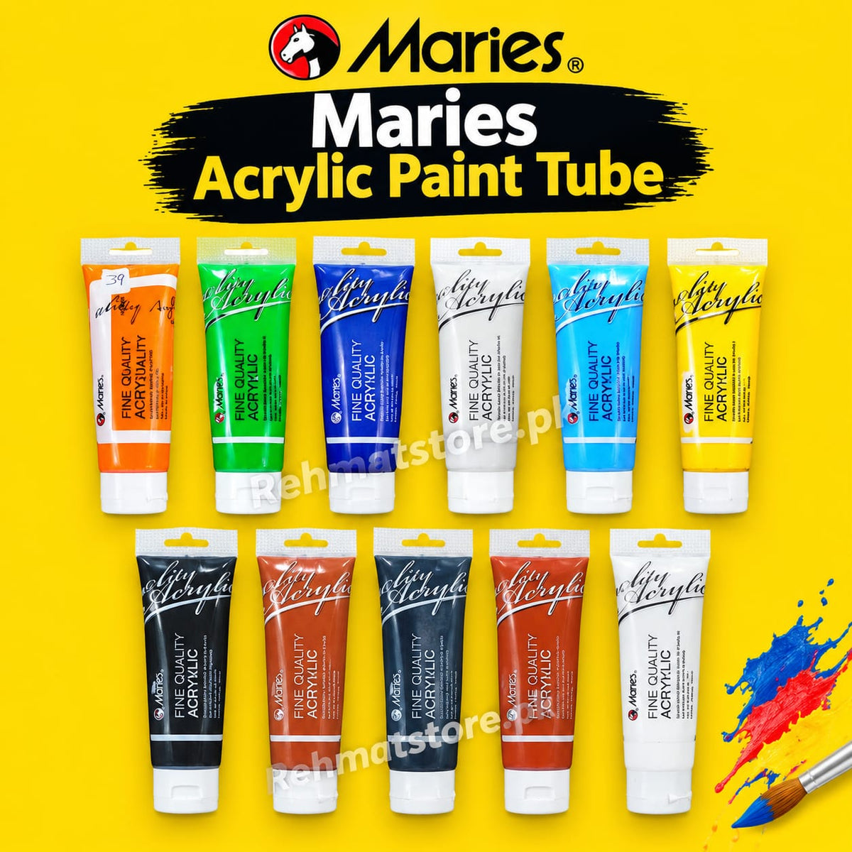 Maries Acrylic Col Tube 75ml |  One piece