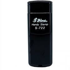 Self Inking Handy Pocket Stamp S-722 | Shiny | Made in Taiwan