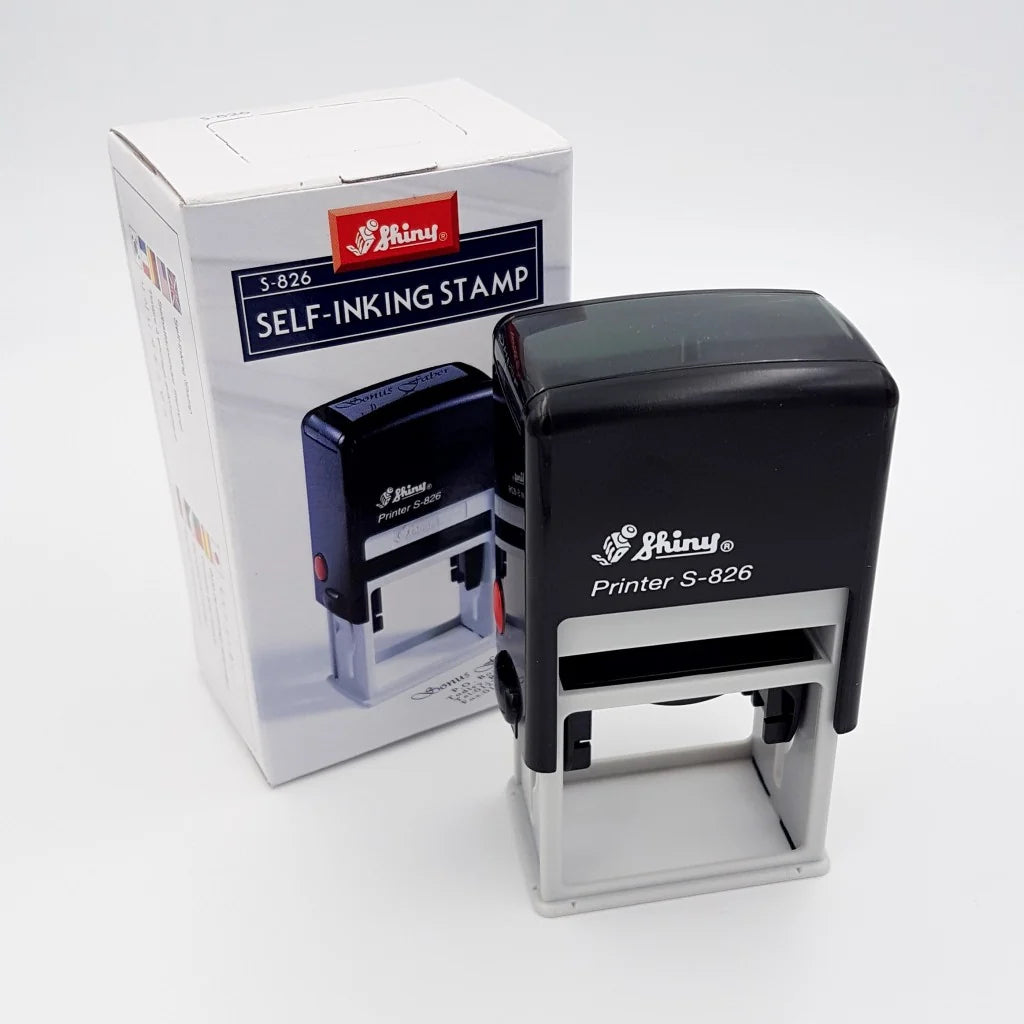 Self Inking  Stamp S-826 | Shiny | Made in Taiwan