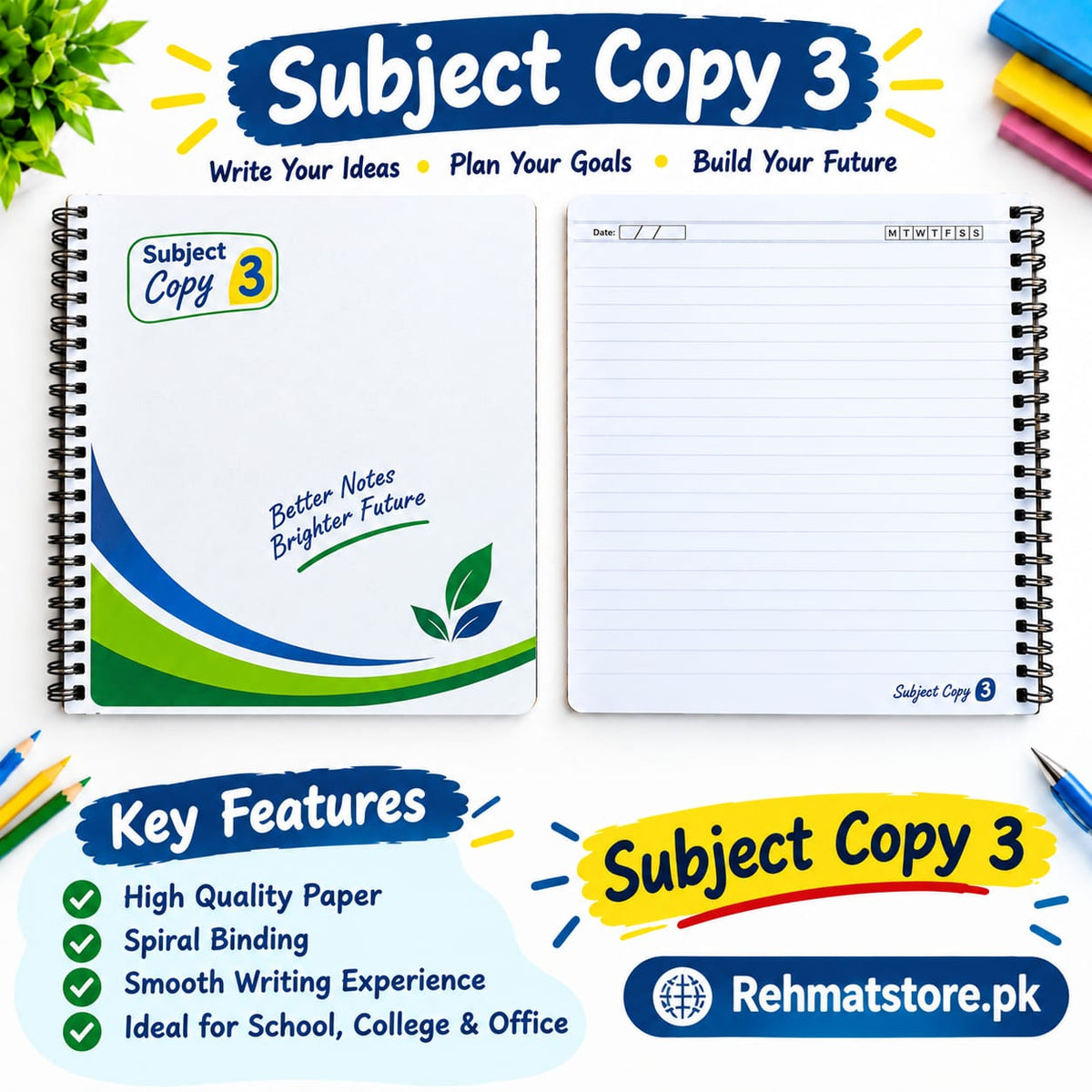 Bt Subject Ring Note Book | Premium Quality